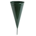 thumbnail image 4 of Root & Vessel Cemetery Vase, Green, Metal Cone, 1-Pack, 4 of 4