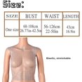 thumbnail image 2 of Mesh Rhinestone Bikni Swimsuit Cover Ups Sexy See Through Sleeveless Beach Coverups, 2 of 4