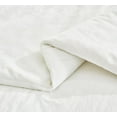 thumbnail image 6 of Chezmoi Collection Lux 3-Piece Cream White Velvet Comforter Set King Size, All Season Lush Plush Velvet Bedding Set with Soft Washed Microfiber Reverse, 6 of 9