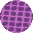 thumbnail image 1 of Ahgly Company Machine Washable Indoor Square Transitional Dark Orchid Purple Area Rugs, 3' Square, 1 of 7