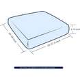thumbnail image 2 of Subrtex Stretch Textured Grid Furniture Seat Cushion Slipcover, 2 of 6