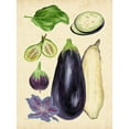 thumbnail image 2 of Wang, Melissa 12x14 Gold Ornate Wood Framed with Double Matting Museum Art Print Titled - Aubergine Study II, 2 of 4