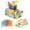 School Bus, variant on Ludolm Baby Square Tissue Box Toy, Baby Sensory Toys Musical Toys Montessori Toys Crinkle Toys Colorful Soft Scarf Box for 6 9 12 Months Toddlers Infants Newborns Gift(Farm)