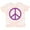 Tie Dye Pink, variant on Inktastic Purple Peace Sign Boys or Girls Toddler T-Shirt