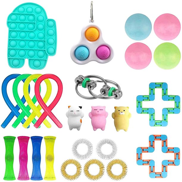 25pcs Pack Fidget Toys Conjunto de juguetes sensoriales Antistress Relief Fidget Toys