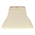 thumbnail image 6 of 14" Ivory Rectangle Bell No Slub Lampshade, 6 of 6