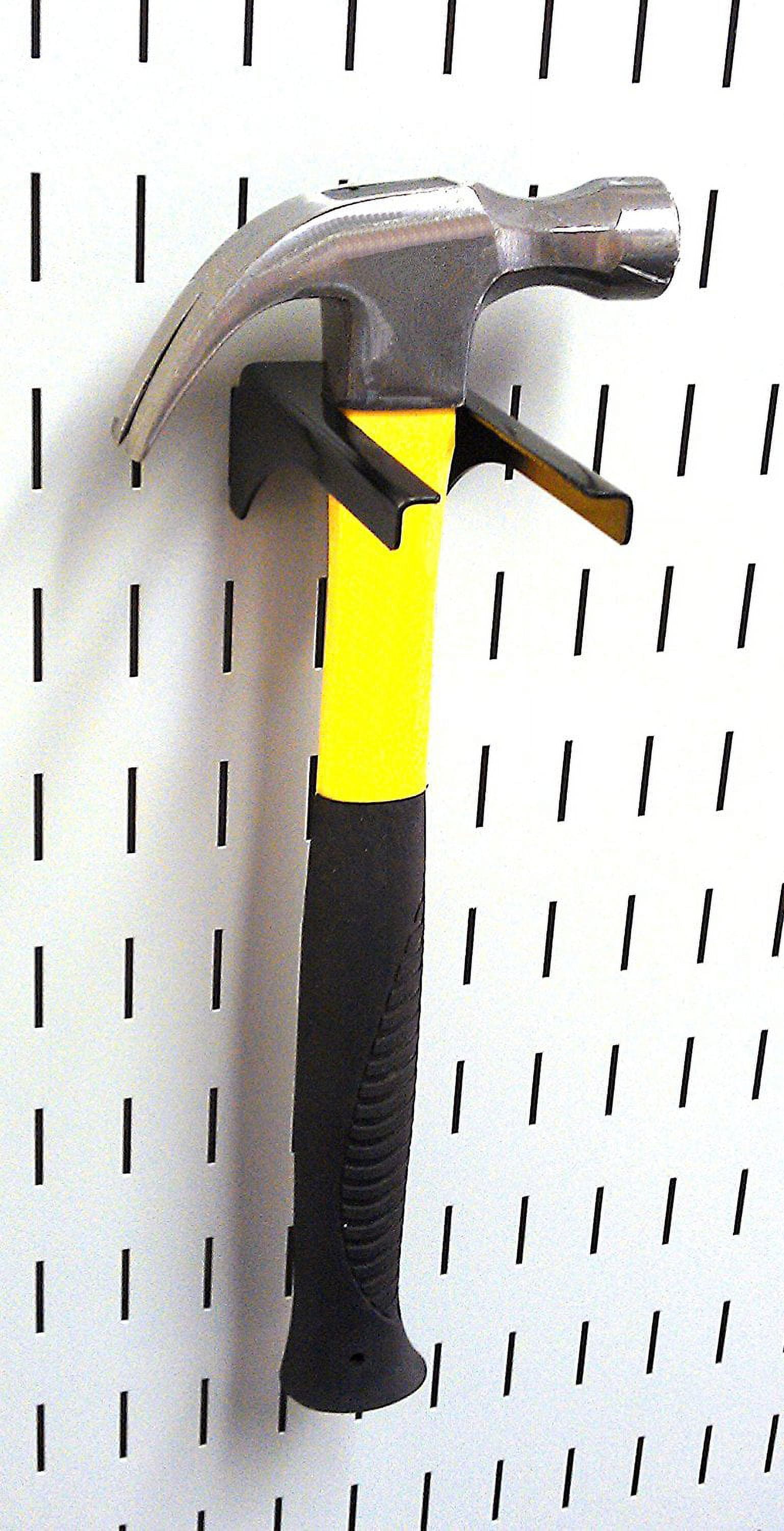 Slotted Metal Pegboard Deluxe Hook Kit for Wall Control Metal Pegboard and Slotted Tool Board Only - Black Toolboard Hooks