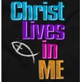 thumbnail image 2 of Christ Lives in Me Christian Faith Hoodie Sweatshirt Women Brisco Brands S, 2 of 4