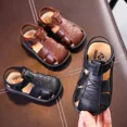 thumbnail image 2 of Kids Fashion Solid Color Breathable Sandals, Lightweight Non-Slip Sandals for Indoor Outdoor Beach, Spring and Summer, 2 of 5