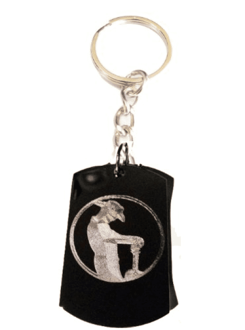 Metal Ring Key Chain Keychain Southern Cowboy Holding Guitar Logo Symbols Metal Ring Key Chain Keychain Southern Cowboy Holding Guitar Logo Symbols