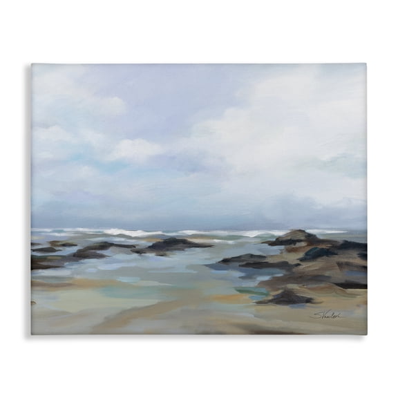 Stupell Industries Tropical Morning Beach Canvas Art, 30 x 24, by Silvia Vassileva