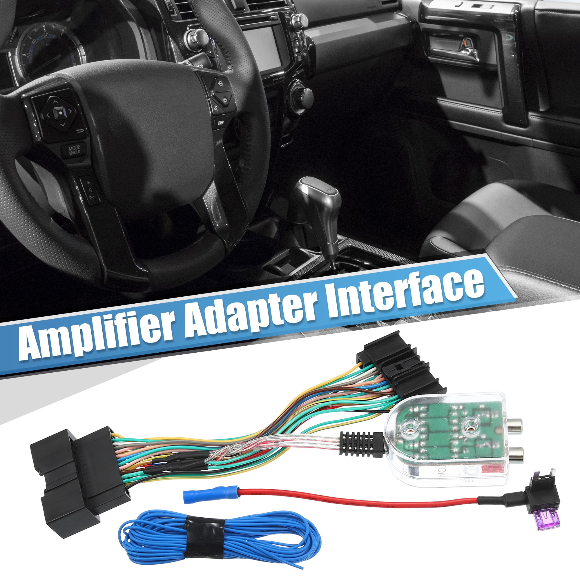 Unique Bargains Add an Amp Amplifier Adapter Interface for Ford Edge Focus Fusion