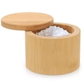 thumbnail image 1 of Salt Cellar Karmiero - Recipiente para sal de bambú con tapa (180 ml), 1 of 7
