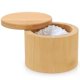 thumbnail image 1 of Salt Cellar Karmiero - Recipiente para sal de bambú con tapa (180 ml), 1 of 7