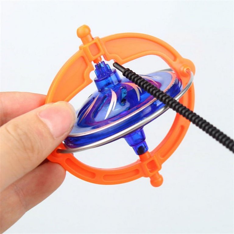 Creative Multifunctional Manual Whirlwind Magic LED UFO Peg