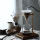 thumbnail image 4 of Estación de café con soporte para verter, gotero de café para verter, soporte ajustable para filtro de café con base de madera, 4 of 6