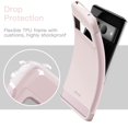 thumbnail image 6 of JETech Slim Fit Case for Google Pixel 7 Pro, Thin Phone Cover Matte Finish with Shock-Absorption and Carbon Fiber Design (Pink), 6 of 7