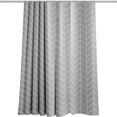 thumbnail image 3 of Grey Geometric Shower Curtain, Bathroom Shower Curtain Waterproof And Mildew Proof With Hook, 180x180 Cm, 3 of 3