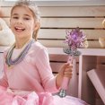 thumbnail image 4 of Varita de juguete con forma de copo de nieve, varita luminosa, accesorio para cosplay de princesa, varita infantil con música y luces, juguete para fiestas de príncipes, 4 of 7