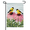 Garden Flag-1, variant on Zinnia Bloom Floral Garden Flag 12×18in Double Sided Colorful Summer Outdoor UV Protected Fade Resistant Weatherproof Decor For Outdoor Porch Lawn Patio Yard Home