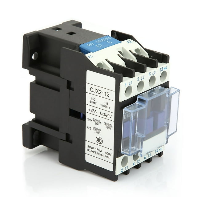 Contactor AC Potencia Industrial Eléctrica, Alta Sensibilidad Para Distribución De Energía Conexión Estable Con Una Fuerte Conductividad, Contactor Industrial CA Electric Para