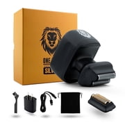 Skull Shaver One Lion Silver PRO Foil shaver | includes Two foil options: Standard and Sensitive.