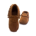 thumbnail image 5 of Kids Baby Shoes PU Suede Leather Newborn Boys Girls Soft Shoes Fringe Soft Soled Non-slip Footwear Crib First Walkers, 5 of 7