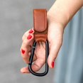 thumbnail image 4 of Baby Stroller Hook Fashion PU Leather Adjustable Pram Hook Cart Organizer Diaper Bag Hanger Children Boy Girl Travel Accessories, 4 of 5