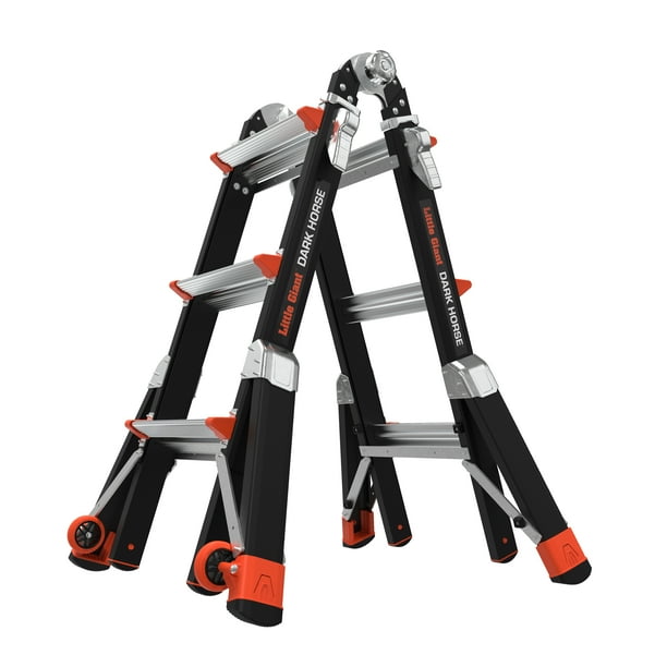 Little Giant, Fiberglass MultiPosition Ladder, Dark Horse, 11 ft