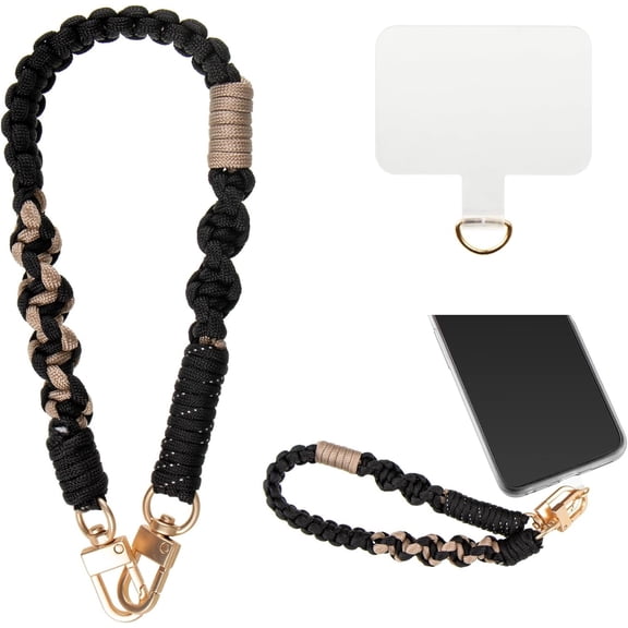 Phone Wrist Strap, Universal Chain with Tether Tab, Nylon Wristlet Charm, Anti-Loss Cell Phone Lanyard