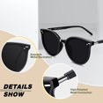 thumbnail image 4 of Sunier Cat Eye Polarized Sunglasses for Women Fashion Trendy Shades UV400, 4 of 7