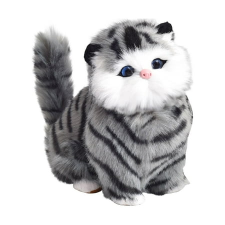 Lifelike Simulation Cat Toy – Realistic Moving Interactive Plush Kitten for Kids Ages 3+ Educational Sensory Toy for Children Soft Artificial Collectible Animal Doll for Home & Car Decor Lifelike Simulation Cat Toy – Realistic Moving Interactive Plush Kitten for Kids Ages 3+ Educational Sensory Toy for Children Soft Artificial Collectible Animal Doll for Home & Car Decor
