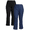 Dark Indigo/Black, variant on JMS Just My Size by Hanes Women's Plus Size 4 Pocket Bootcut Jeans, Single and 2-Pack