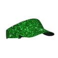 thumbnail image 1 of Fotbe Green Glitter Visera Deportiva con Diseño, Gorra Abierta Ajustable de Algodón para Mujer y Hombre, 1 of 7