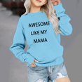thumbnail image 2 of Huvoen Toddler Baby Girls Long Sleeve Tops T-Shirt Hoodless Sweatshirts Children's Shirt Long Sleeved Printed T-shirt Printed Round Neck Short Top for Boys and Girls Aged 1-12 T-shirts Blue 11 Years, 2 of 4
