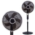 thumbnail image 1 of Paquete de 2 protectores de seguridad para ventilador de verano, cubiertas redondas para ventilador eléctrico, protector de dedos para niños y bebés, cubierta de red de malla para ventilador eléctrico, 1 of 5