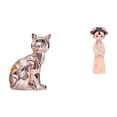 thumbnail image 1 of Figura de escritorio,Estante de estatua de gato para escritorio,oficina,decoración del hogar,Estatua de muñeca de resina,Estatua de resina de niña antigua tradicional china,Artesanía, 1 of 8