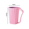 thumbnail image 2 of Soporte para cepillo de dientes, tazas de baño, vaso para cepillado de dientes, taza de enjuague para taza de baño reutilizable, 2 of 5