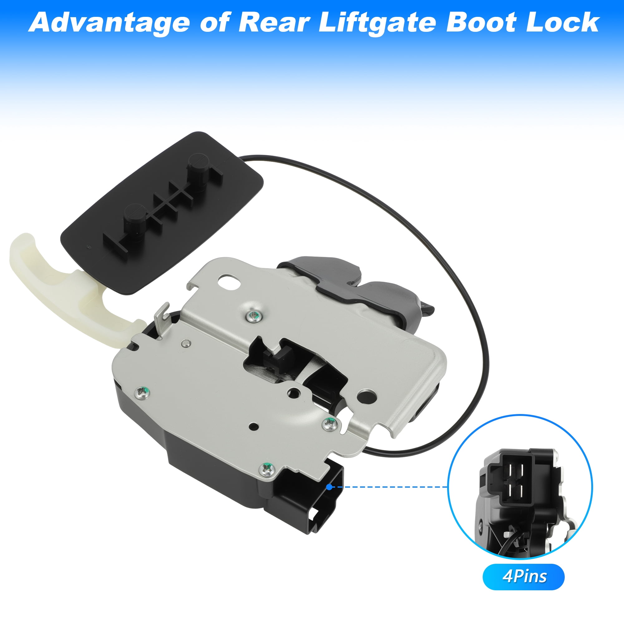 Unique Bargains 846309N00A Rear Trunk Latch Lock Actuator for Nissan Maxima 09-14
