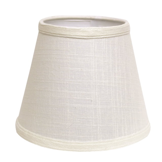 Cloth & Wire HI01322 Slant Empire Hardback Lampshade with Washer Fitter, White