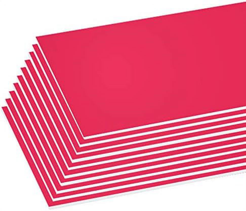 Foam Board 20" X 30" Neon Pink, Colored Foam Boards 3/16 Inch Thickness