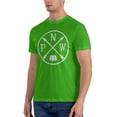 thumbnail image 4 of Pacific North West Mountain Men'S Basic Short Sleeve T-Shirt Green Small, 4 of 5