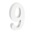 thumbnail image 4 of Uxcell 3 Inch Blank Wood Number 9 Wood Slices Sign Board for DIY, 4 of 5