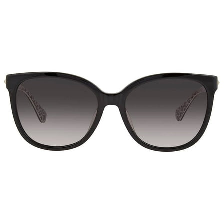 Kate Spade KS BRITTON/G/S Plastic Womens Square Polarized Sunglasses Black 55mm Adult