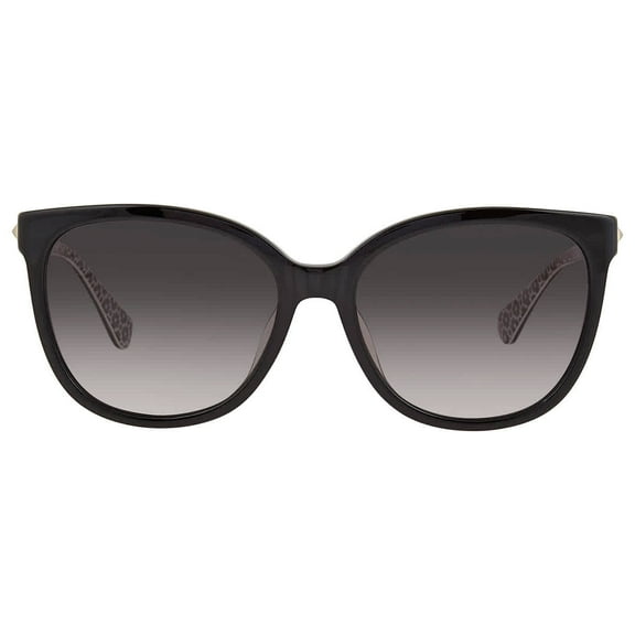 Kate Spade KS BRITTON/G/S Plastic Womens Square Polarized Sunglasses Black 55mm Adult