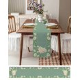 thumbnail image 3 of Christmas White Snowflake Texture Red Table Runner ration Home r Dinner Table ration Table r, 3 of 5