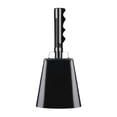 thumbnail image 2 of Bunblic Metal Cowbell with Handle Cheering Bell Hand Percussion Call Bell Alarm Noise Maker for Farm Graduations Baseball Party Ranch Black, 2 of 8