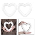 thumbnail image 4 of Bolas de Espuma en Forma de Corazón Hechas a Mano de Poliestireno Blanco para El Día de San Valentín , 20CM 20 CENTÍMETROS perfecl Bolas de espuma de poliestireno, 4 of 8