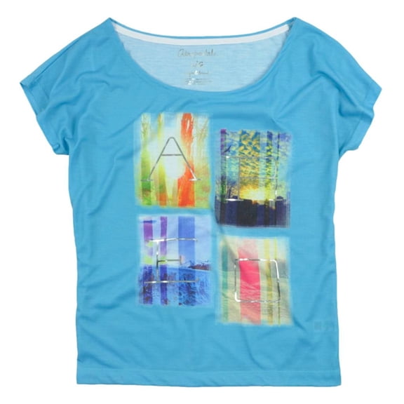 Aeropostale Womens Aero Fashion Pullover Blouse, Blue, Juniors, Small
