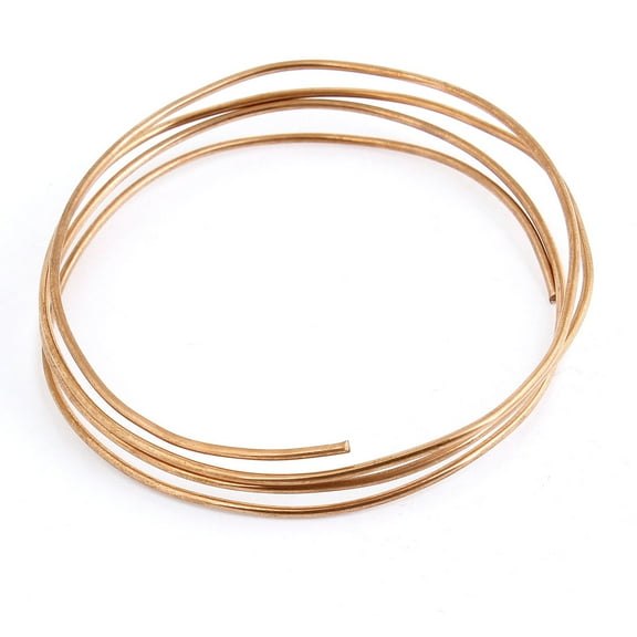 Unique Bargains 1M Length 1.8mm Dia Refrigeration Tubing Coil Copper Tone for Fridge